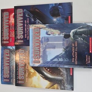 Children's Books I Survived Series - Hurricane, Fire, Titanic, Sharks, And 9-11